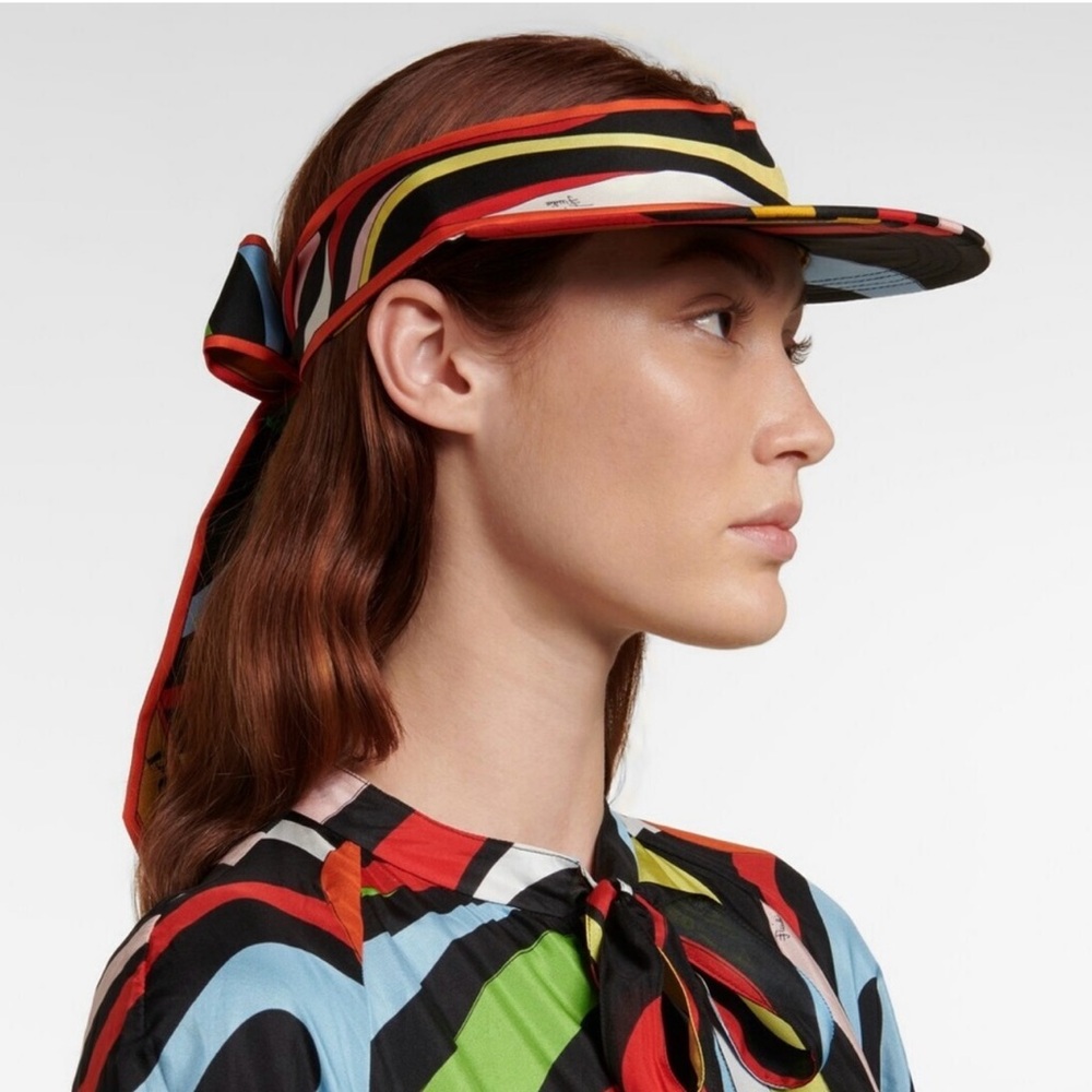 Emilio Pucci Multicolor sun visor